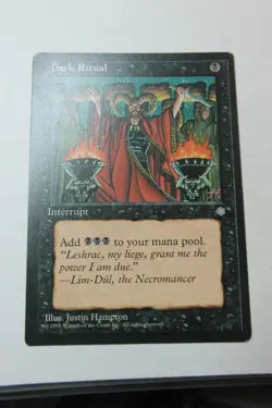 MTG Dark Ritual x1- -Ice Age-Lightly Played - Image 1