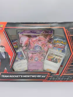 Pokemon Destined Rivals Team Rocket’s Mewtwo ex Box (Set of 2) - Image 5