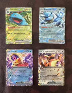 LOT of 4 Pokemon TCG Scarlet & Violet 151 Double Rare Holofoil ex Cards (MINT) - Image 1