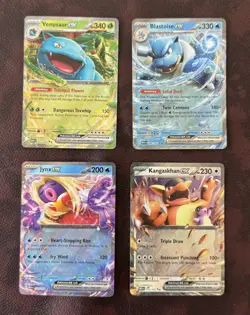 LOT of 4 Pokemon TCG Scarlet & Violet 151 Double Rare Holofoil ex Cards (MINT) - Image 2
