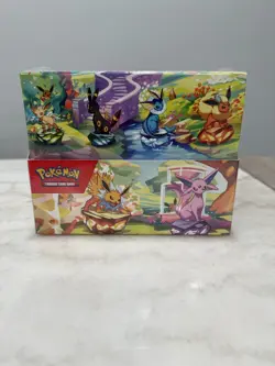 Pokemon TCG: Prismatic Evolutions Mini Tin Display Box Sealed - Image 1