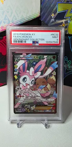 PSA 9 2016 POKEMON XY GENERATIONS #RC32/RC32 SYLVEON EX FULL ART PSA 9 - Image 1