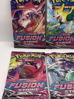 Pokemon Fusion Strike Sealed Booster Packs (X4) - Full Art Set - New & Sealed - Image 2