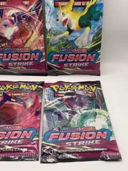 Pokemon Fusion Strike Sealed Booster Packs (X4) - Full Art Set - New & Sealed - Image 4