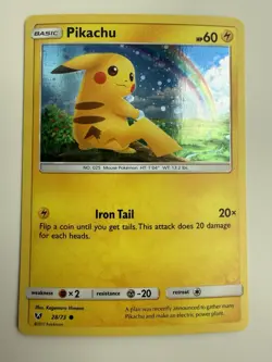 Pokemon TCG - Pikachu Cosmo Holo Costco Canada 28/73 - Shining Legends - Image 1