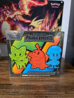 Nintendo Pokemon TCG Scarlet & Violet - Paldea Evolved Elite Trainer Box - 9 Pks 820650853661 - Image 1
