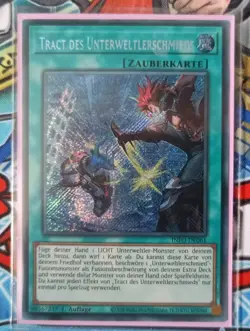 Fiendsmith's Tract INFO-DE061 Secret Rare Near Mint 1st Edition Yugioh German - Image 1