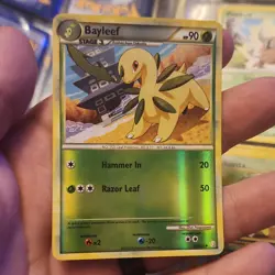 Pokemon Bayleef Stage 1 Heartgold & Soulsilver 90 HP Reverse Holo 35/123 Card - Image 1