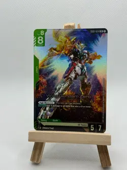 Wing Gundam Zero GD01-024 LR FOIL Newtype Rising Gundam Card Game - Image 1