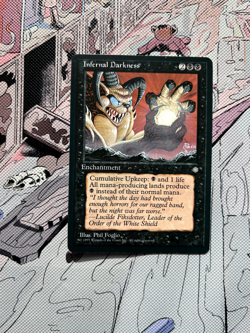Infernal Darkness | Near Mint | Ice Age 1995 (Only Printing!) Rare | MTG Card - Image 1