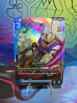 Gundam GD01-001 LR Unit Card Bandai New Type Rising TCG - Image 1