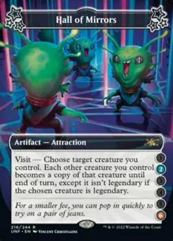 1x Hall of Mirrors (2-6) - Unfinity - Near Mint, English - MTG! - Image 1