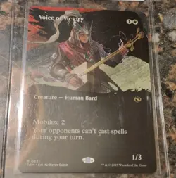 Free Shipping Voice of Victory Borderless 331 MTG TDM Tarkir Dragonstorm Rare NM - Image 5