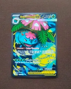 Pokemon TCG Mega Evolutions Mega Venasaur EX Full Art Card 155/132 NM Condition - Image 1
