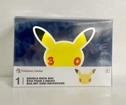 Pokemon Center 30th Anniversary Celebration Pikachu Train On Double Deck Box TCG - Image 1