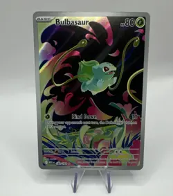Pokemon Bulbasaur 133/132: Mega Evolution Illustration Rare Full Art Holo - Image 1