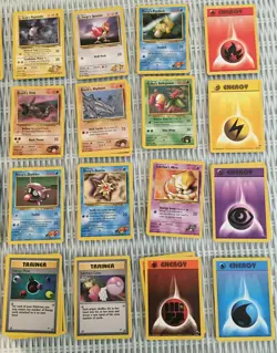 Vintage lot of 93 Pokemon Gym Heroes, see list - Image 4