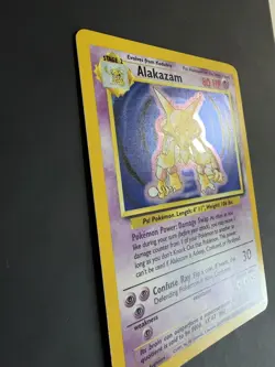 Alakazam Holo Base Set Pokemon 1/102 Rare WOTC English Near Mint - Image 2