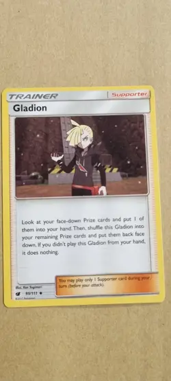Gladion - Pokemon TCG - MP - Uncommon - Crimson Invasion 95/111 - Image 1