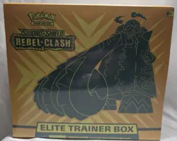 Pokemon Sword and Shield Rebel Clash Elite Trainer Box SEALED 820650807008 - Image 1