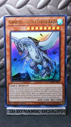 | Yugioh Gameciel, the Sea Turtle Kaiju DUDE-EN037 1st Ultra Duel NM 🔥 | - Image 1