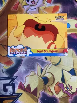 DONT CRY TOGEPI #43 - BLUE LOGO - NON-HOLO - TOPPS POKEMON CARD - NM - Image 1
