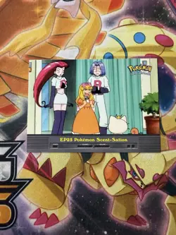 EP25 Pokemon Scent-Sation Topps Blue Logo Pokemon Card NM - Image 1