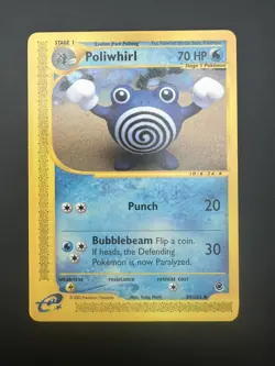 Poliwhirl 89/165 Expedition Uncommon Pokemon Card LP - Image 1