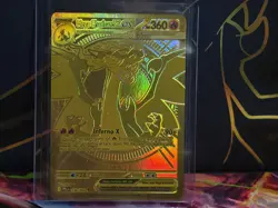 Pokemon Gold Hyper Rare Mega Charizard X EX Card 130/094 Phantasmal Flames Set - Image 5