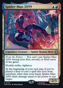 Spider-Man 2099 (Foil)(EX/NM) Commander MTG Discount: 5+ Magic Singles - Image 1