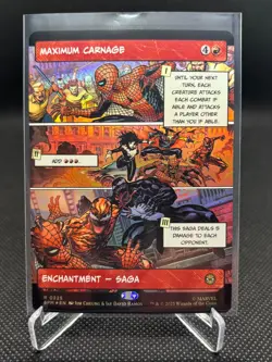 Maximum Carnage Spider-Man Borderless Magic MTG SPM 225 - Image 1
