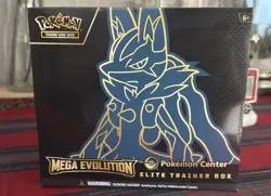 Pokemon Mega Evolution Pokemon Center Lucario ETB BRAND NEW & SEALED - Image 1