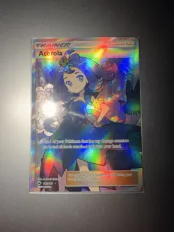 Pokemon TCG Acerola Burning Shadows 142/147 Holo Full Art Ultra Rare - Image 1