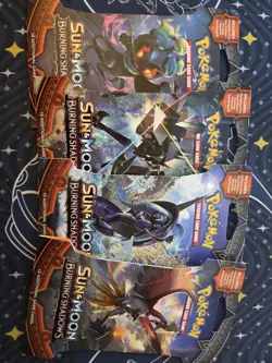 Pokemon TCG Burning Shadows Sleeved Booster Pack Art Set - Image 2