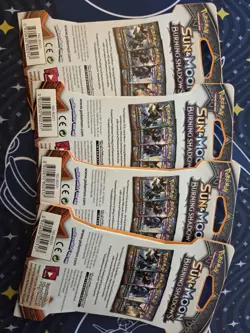 Pokemon TCG Burning Shadows Sleeved Booster Pack Art Set - Image 4