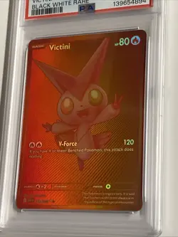 PSA 10 GEM MINT 2025 POKEMON WHT EN-WHITE FLARE BLACK WHITE RARE #172 VICTINI - Image 4