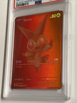 PSA 10 GEM MINT 2025 POKEMON WHT EN-WHITE FLARE BLACK WHITE RARE #172 VICTINI - Image 5