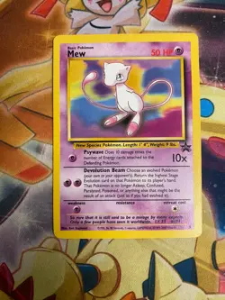 NM Mew Promo 8 - WOTC Black Star Promo #8- Wizards Of The Coast Pokemon League - Image 1