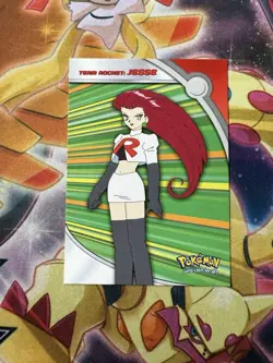 Topps Pokemon Jesse HV2 TV Animation Edition Heroes and Villains Blue Logo NM - Image 1