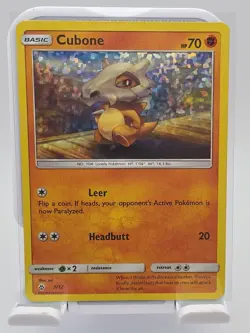 Cubone 2018 McDonald's Promo Holo Pokemon Card 7/12 - Collectible CCG - Image 2
