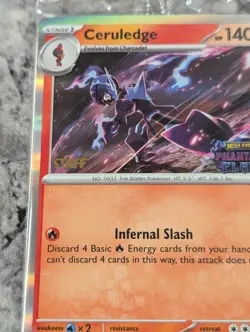 Pokemon TCG - Phantasmal Flames Pre-release STAFF Promo Pack - Image 2