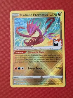 Pokemon TCG - Radiant Eternatus - 105/159 Prize Pack Stamped - Prize Pack Series - Image 1