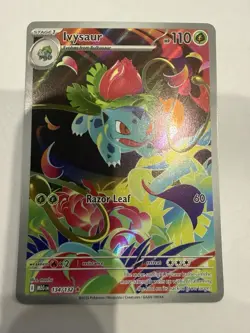 Ivysaur Illustration Rare 134/132 Near Mint Mega Evolution Pokemon TCG English - Image 1