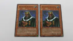 2x FRONTIER WISEMAN MONSTER 1ST EDITION LOD-022 COMMON YUGIOH NM - Image 1