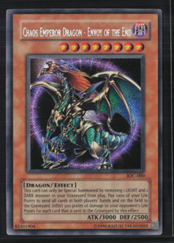 Yu-Gi-Oh! Invasion of Chaos Chaos Emperor Dragon #IOC-000 - Image 1