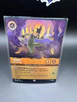 Disney Lorcana TCG Goofy Ghost Hunter 205/204 Epic Whispers In The Well NM Holo - Image 3