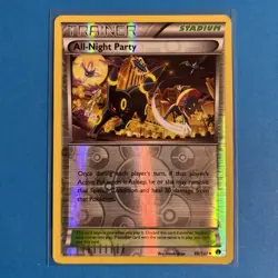 Pokemon XY Breakpoint 2015 All-Night Party Umbreon Card 96/122 Reverse Holo - Image 1