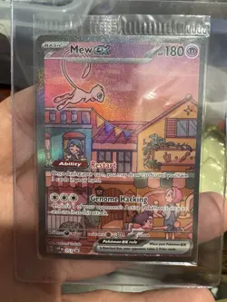 Mew ex SVP 053 Special Illustration Rare Black Star Promo Pokemon Card - Image 1