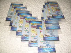 Poke'Mon 2017 Sun&Moon 12 Packs of Cards - Image 1
