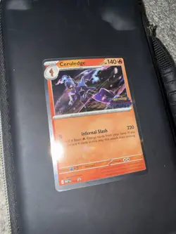 Pokemon TCG Ceruledge Phantasmal Flames Staff Promo Card 014 Near Mint - Image 1